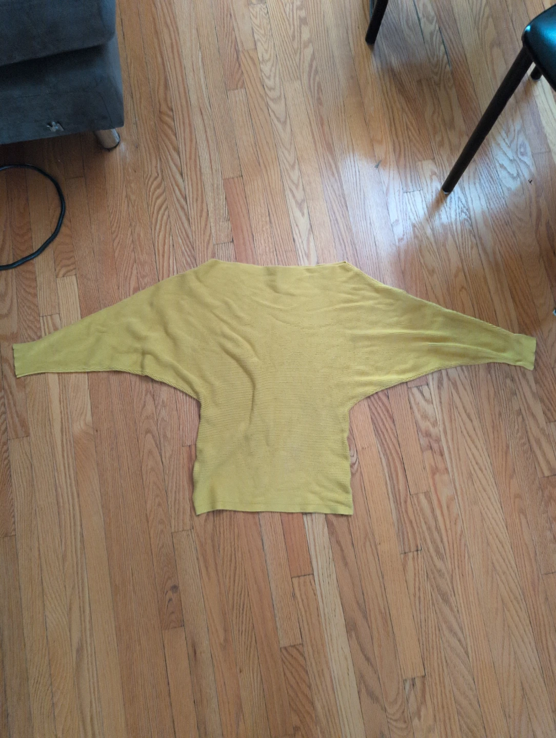 Dynamite Yellow Batwing Sleeve Sweater 🏈