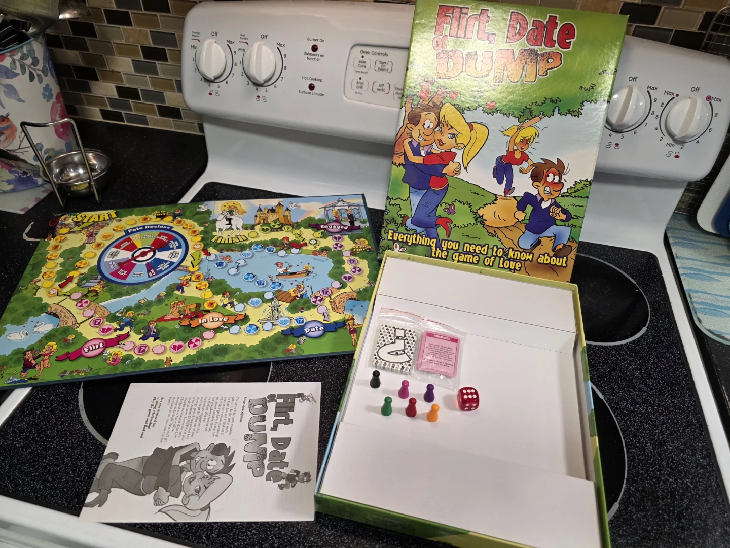 Flirt, Date or Dump Board Game - photo 3