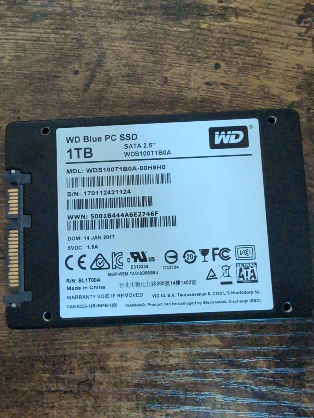 WD Blue PC SSD 1TB SATA 2.5" - photo 2