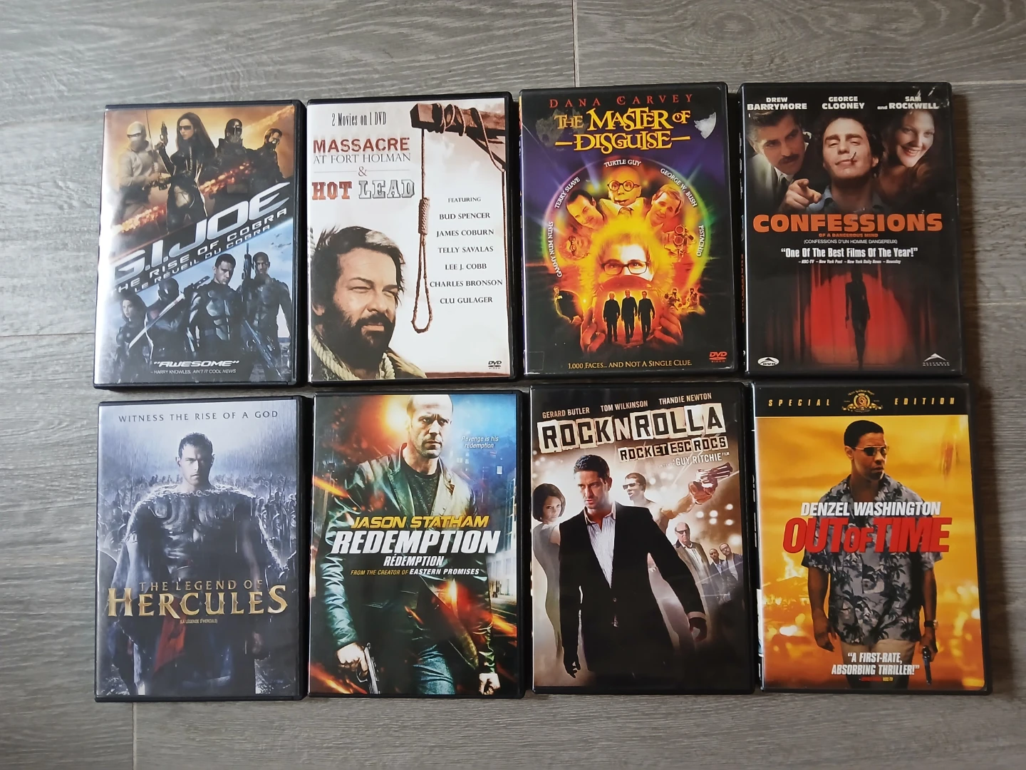 Collection of 24 Assorted Action and Thriller DVDs.