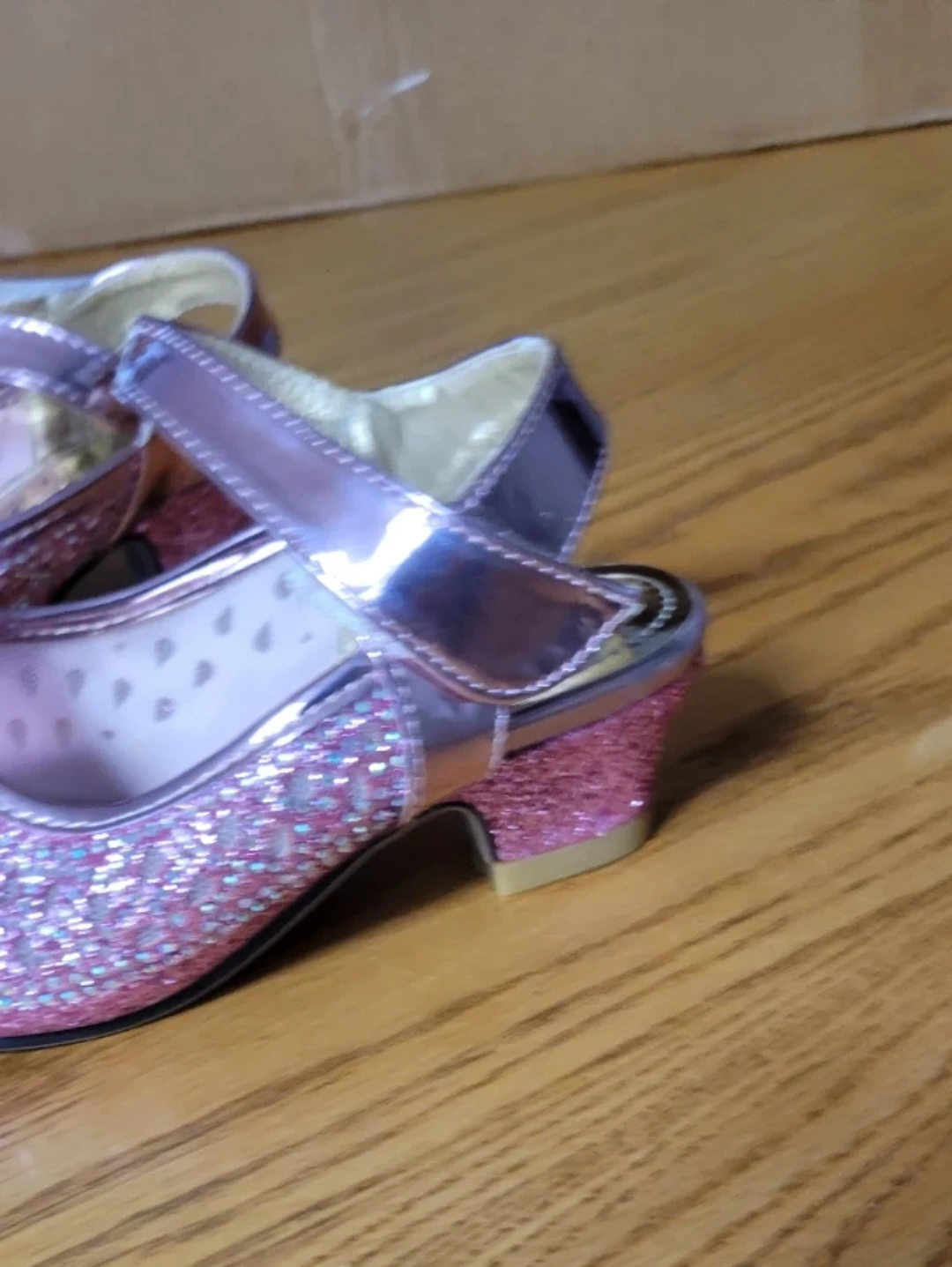 Funny Children Pink Glitter Dress Shoes - photo 3