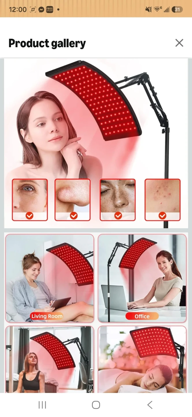 Red Light and NIR Light Therapy Panel - photo 3