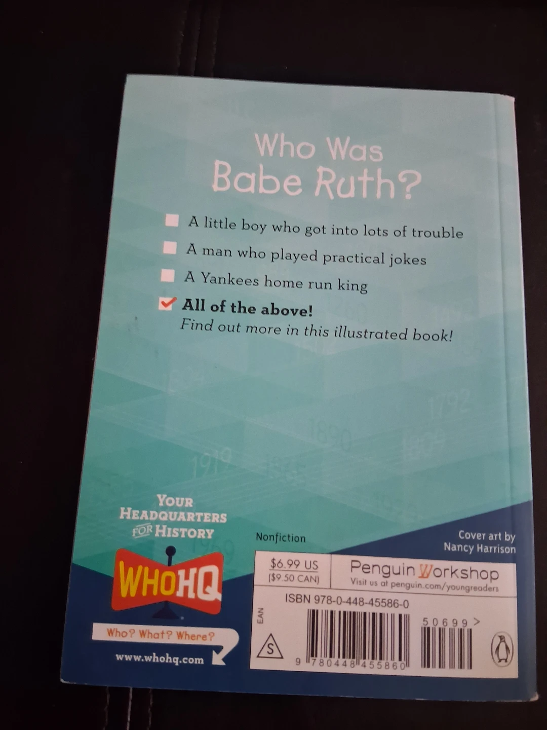 Who Was Babe Ruth? Book - photo 2