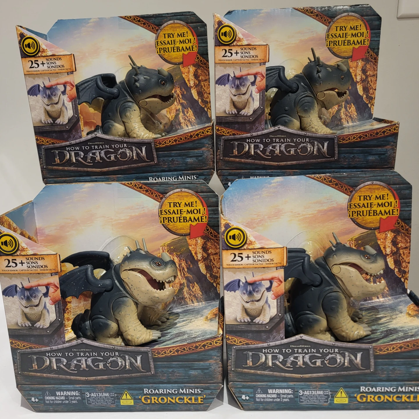 How to Train Your Dragon Roaring Minis Gronckle Toy
