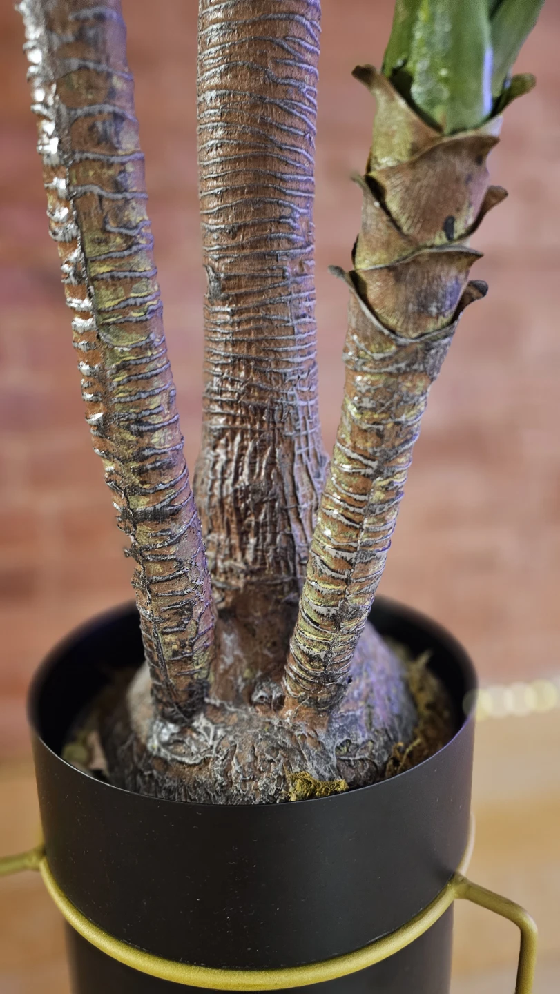 Artificial Yucca Plant with Metal Stand - photo 3