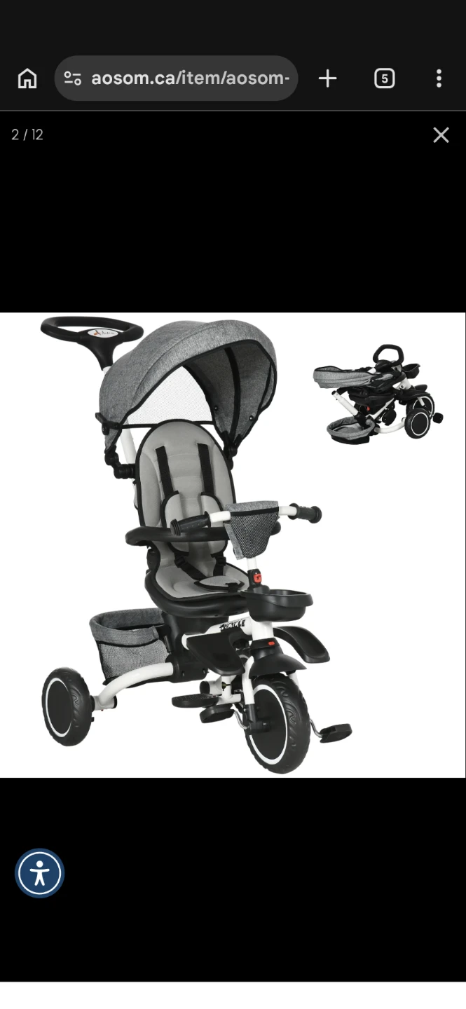 Aosom 6-in-1 Baby Tricycle - photo 5