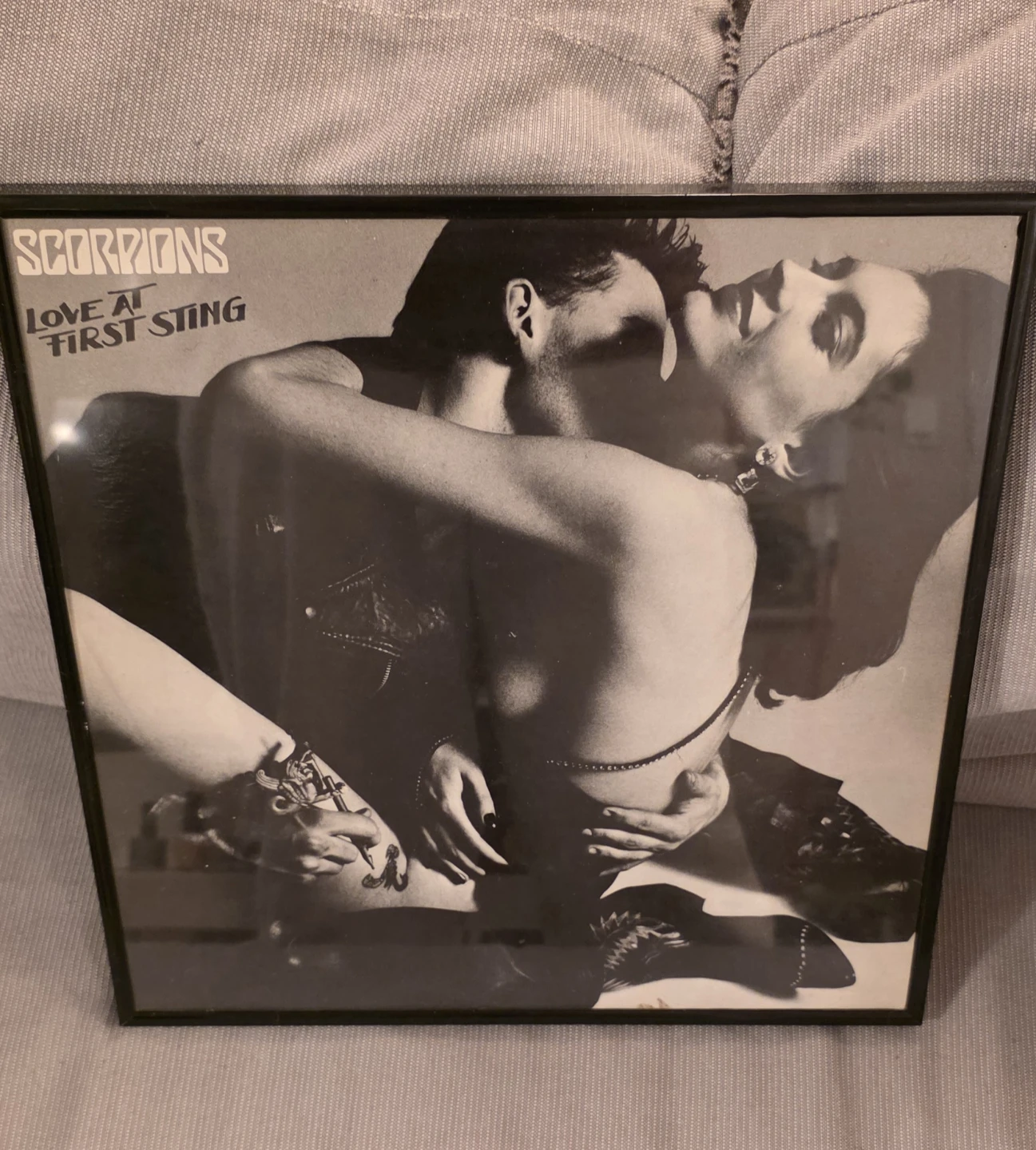 Scorpions Love at First Sting Framed Vinyl