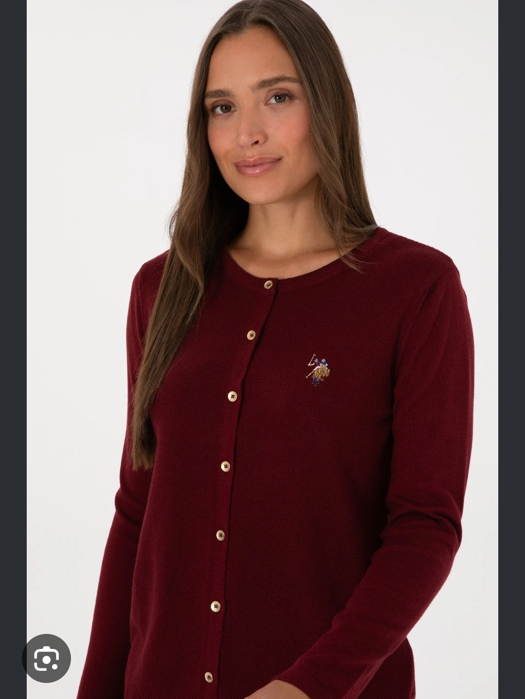 U.S. Polo Assn. Burgundy Cardigan size S - photo 3