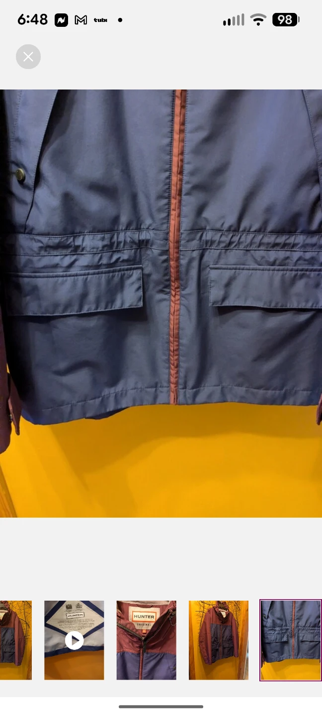 Hunter Original Lightweight Waterproof Rain Jacket - photo 5