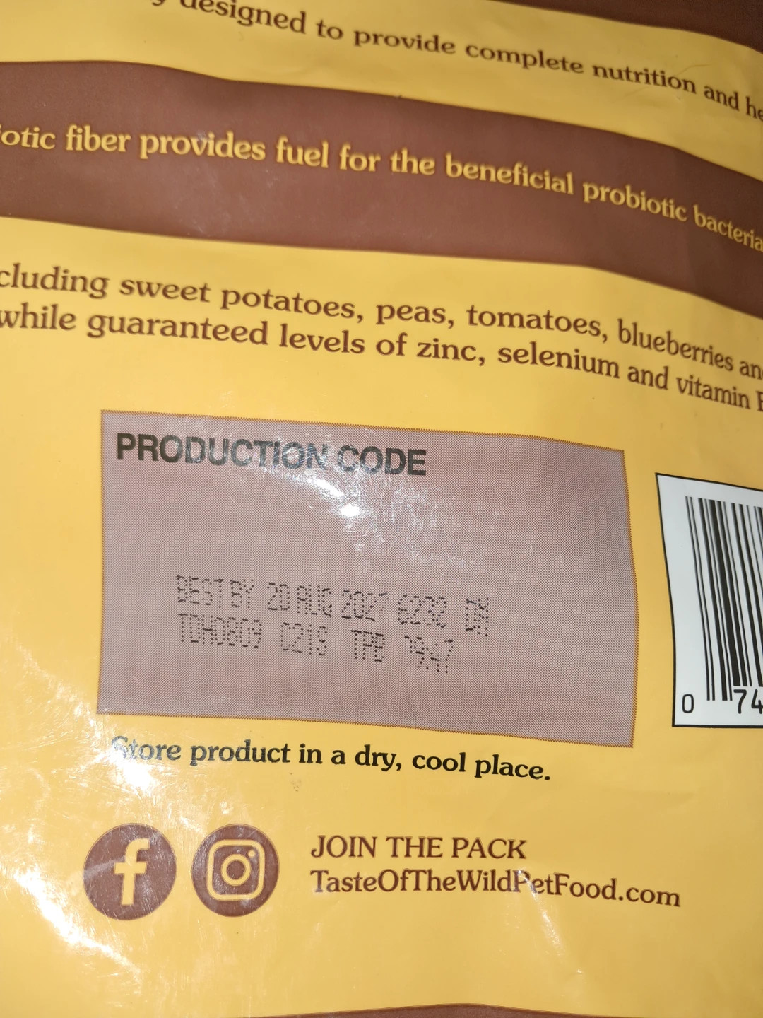 Taste of the Wild High Prairie Dog Food 28 lb - photo 2
