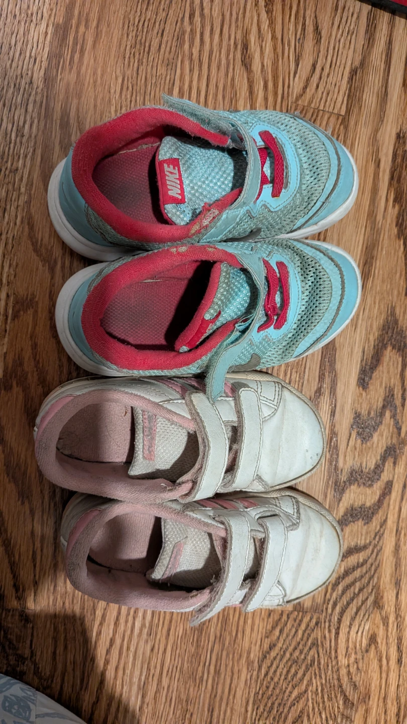 Two Pairs of Kids Sneakers