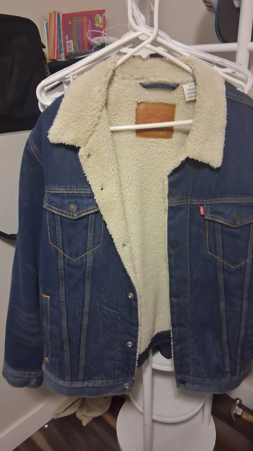 Levi's Sherpa Denim Trucker Jacket size XL - photo 4