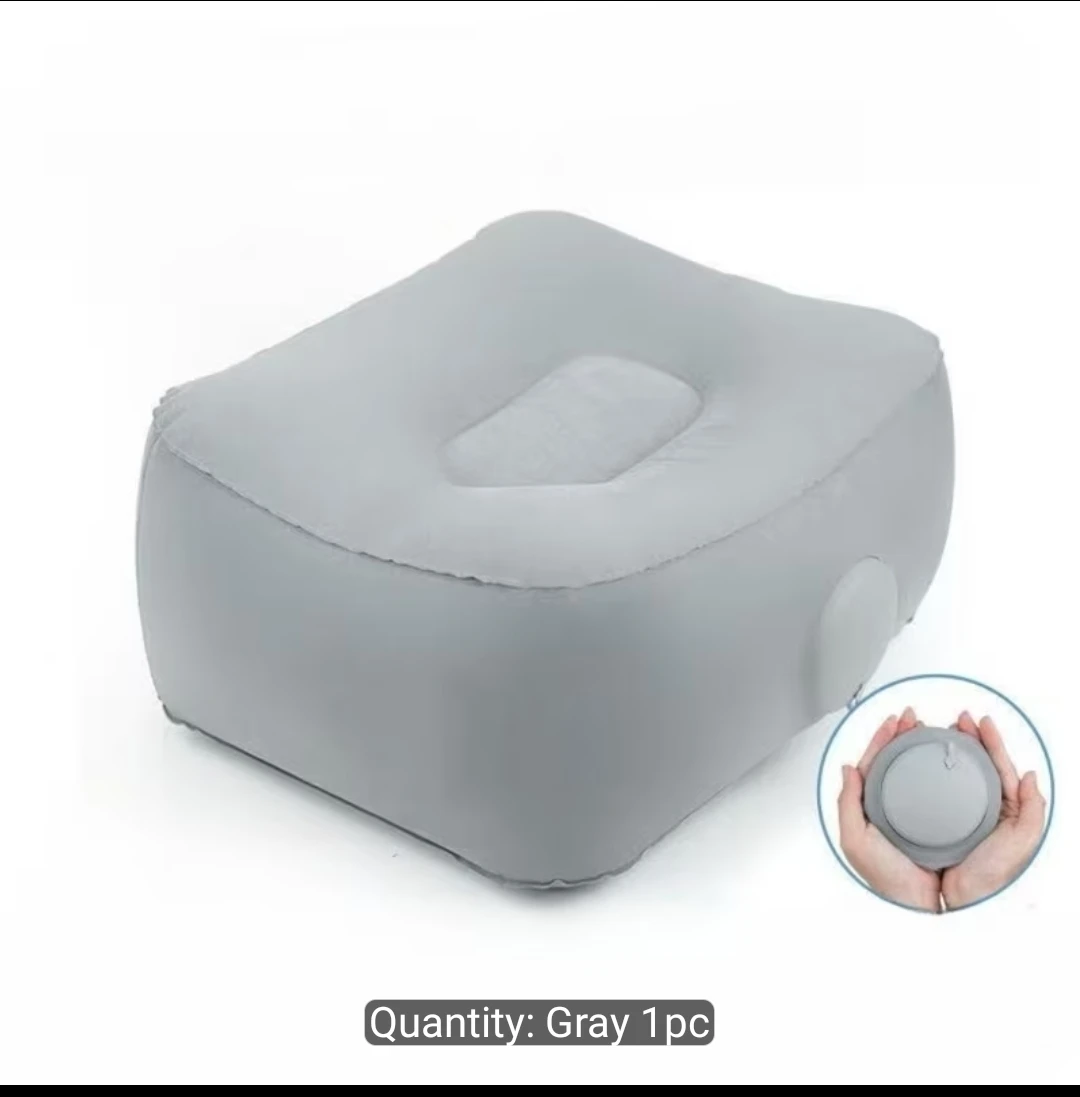 Inflatable Travel Foot Rest Cushion