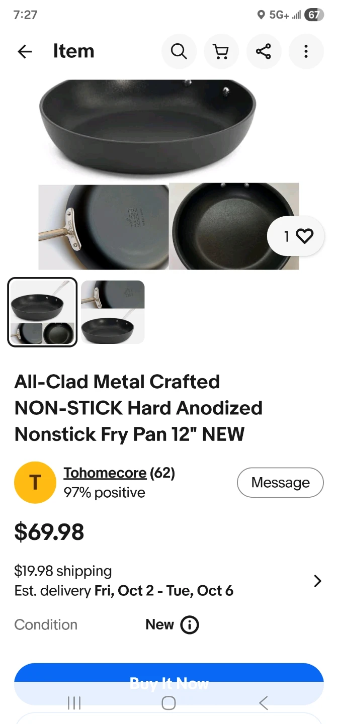 All-Clad 12-inch Nonstick Skillet - photo 4