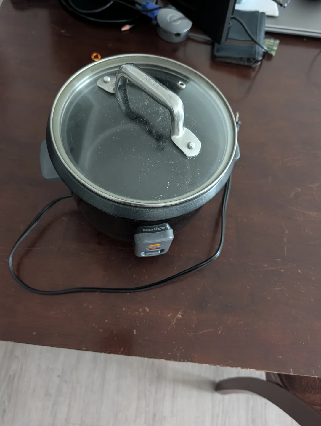 Salton Automatic Rice Cooker & Steamer  -Black (Good Condition) - photo 3