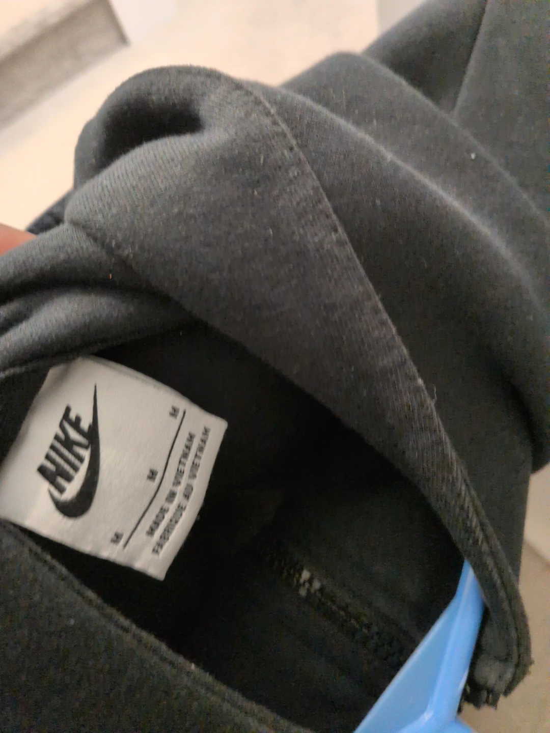 Nike Tech Fleece Hoodie Black and Grey - photo 3