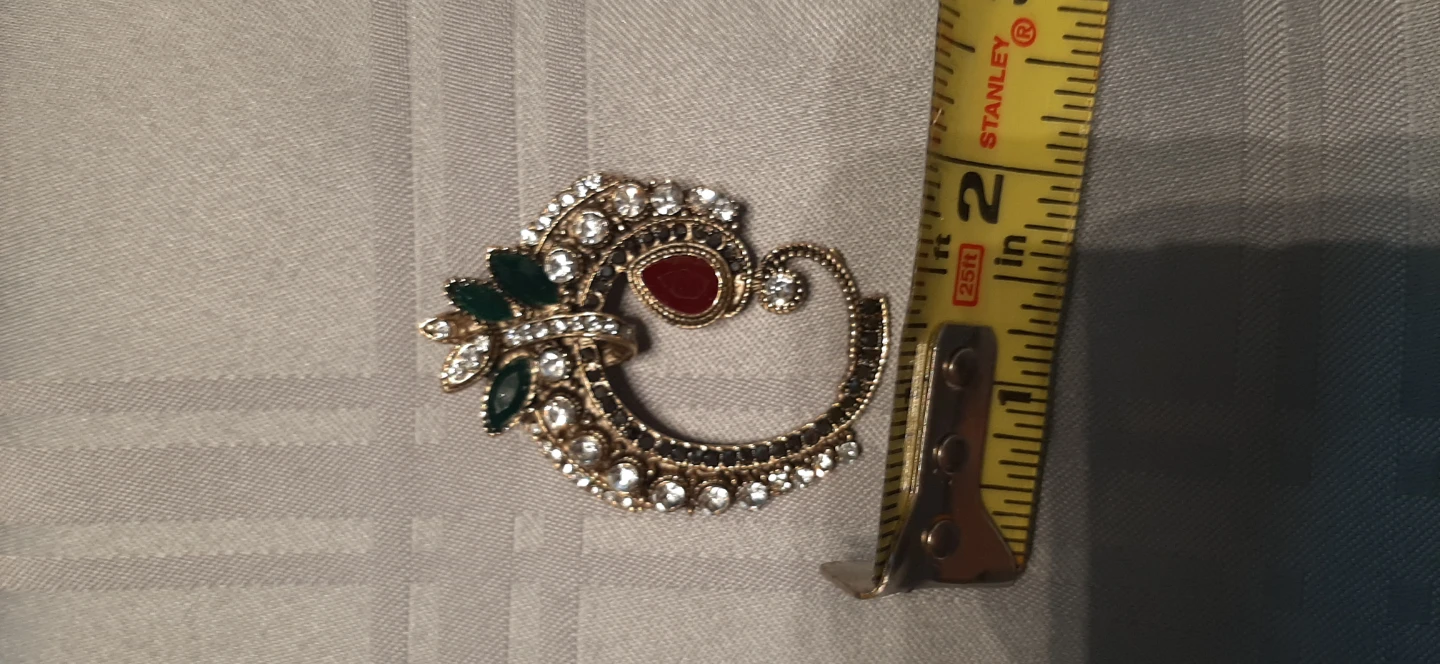 Decorative Brooch with Stones - photo 5