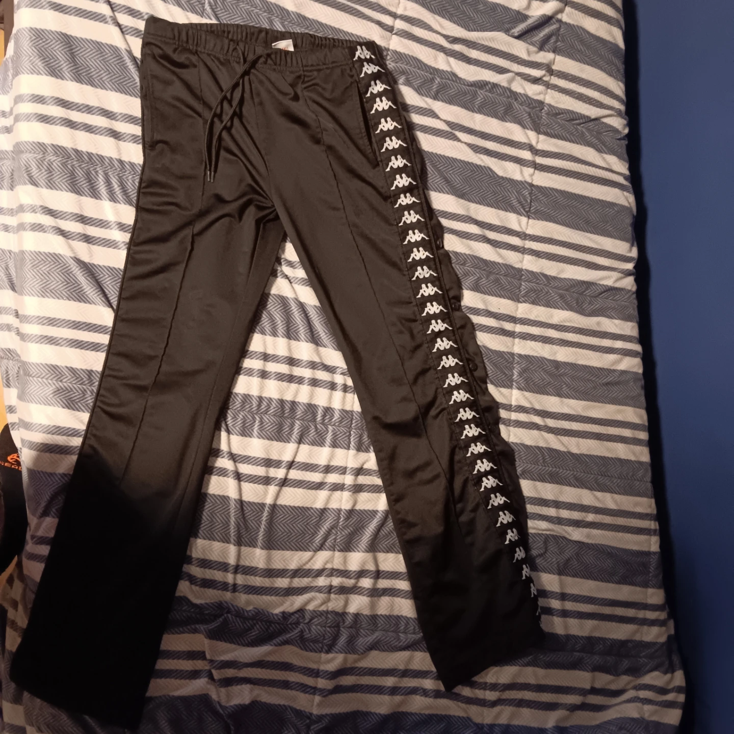 Kappa Black Track Pants