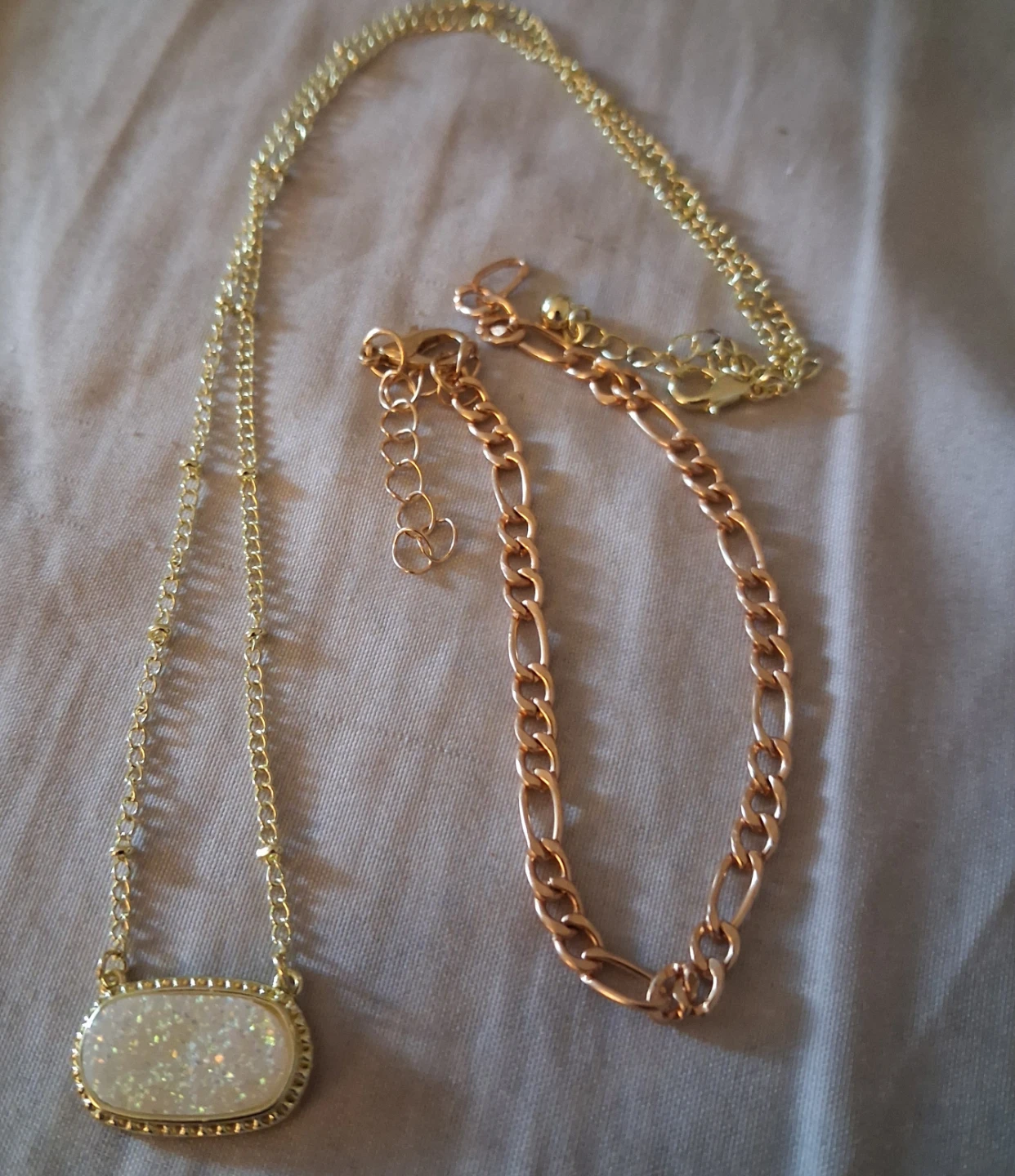 Gold-tone Pendant Necklace and Chain