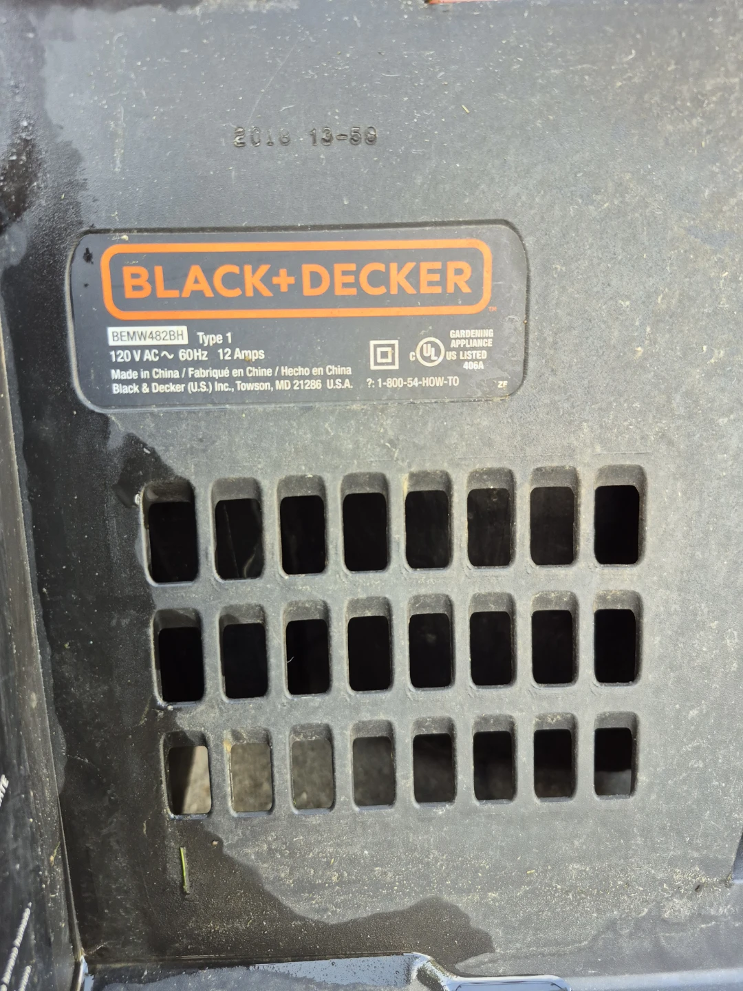 Black+Decker 12 Amp 17-inch Cord Electric Lawn Mower - photo 5