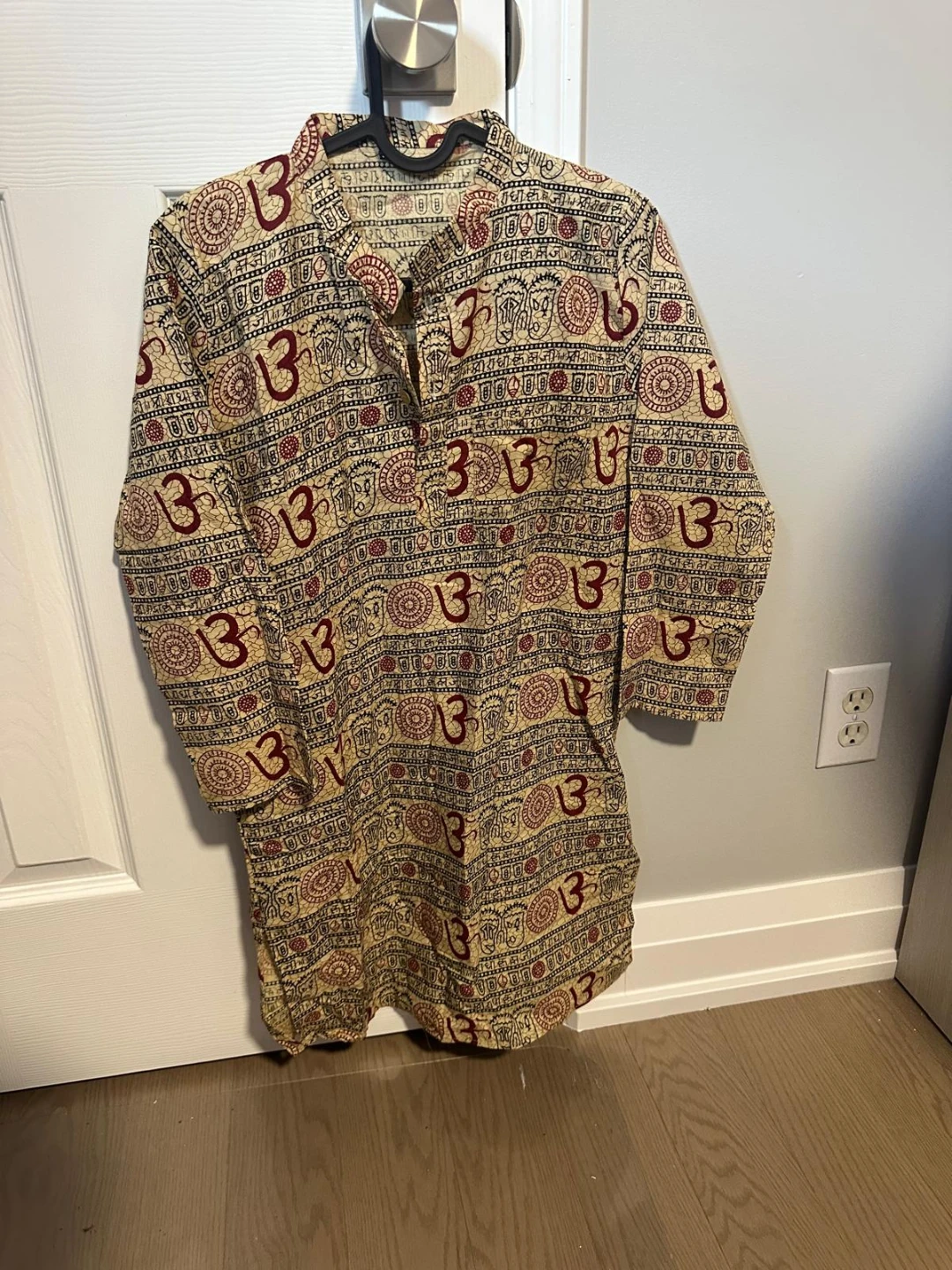 Traditional Kurta with Om Print