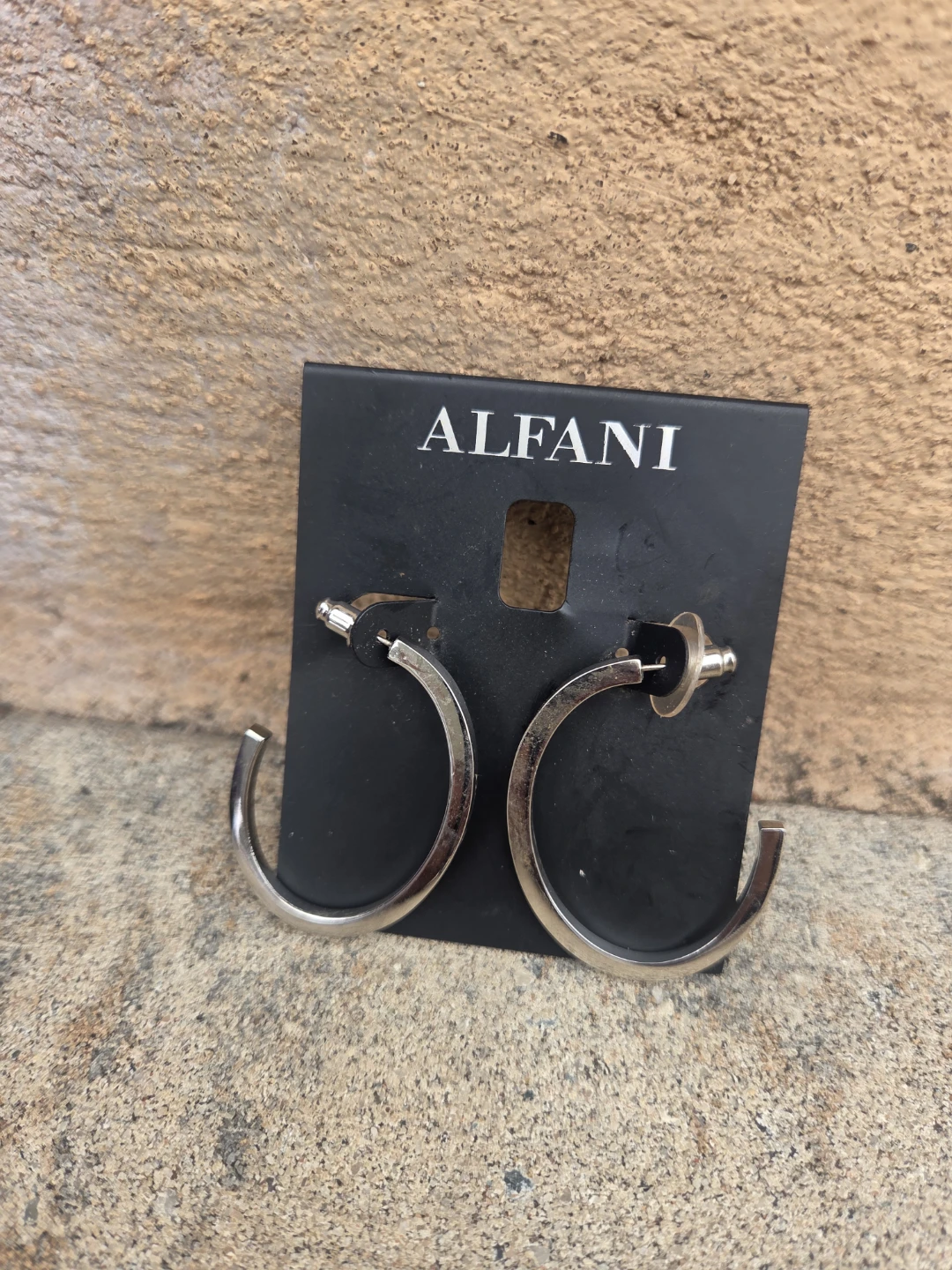 Alfani Silver-Tone Hoop Earrings - photo 2