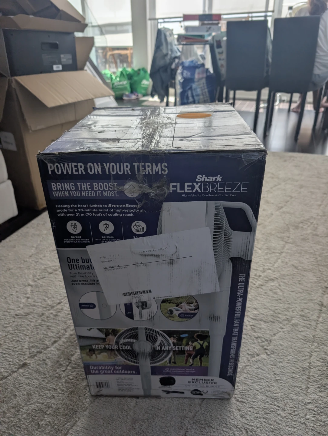 (Renewed) Shark FlexBreeze Cordless and Corded Fan - photo 3