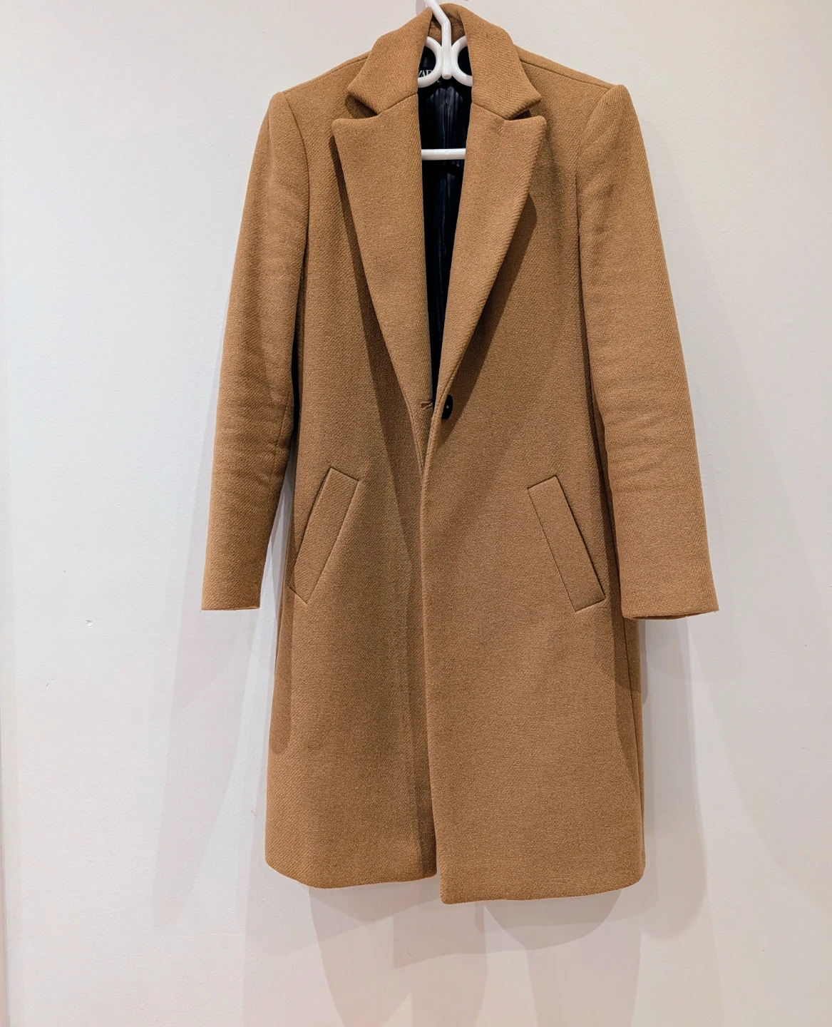 Zara Camel Wool Coat