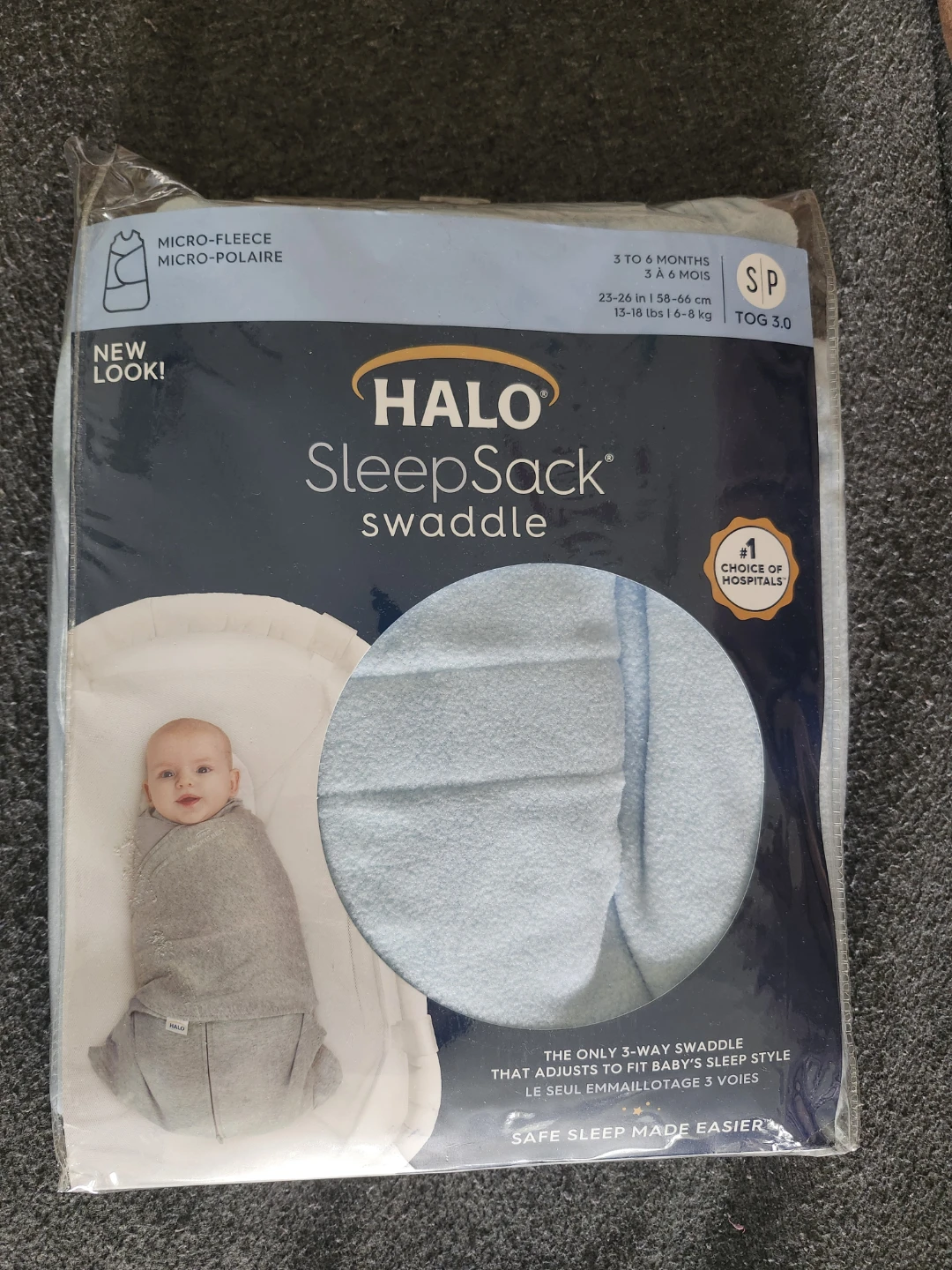 HALO SleepSack Swaddle Small Blue