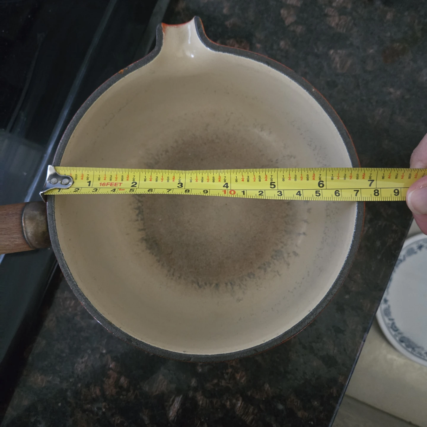 Vintage Le Creuset enameled cast iron sauce pan - photo 3