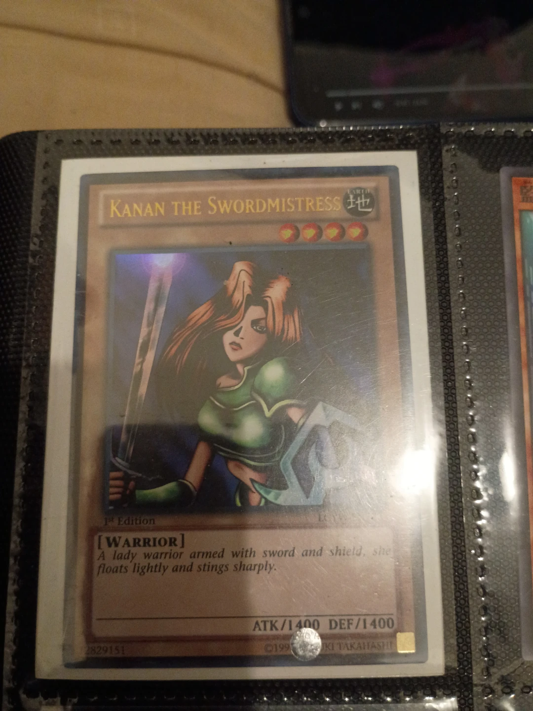 Yu-Gi-Oh! Kanan the Swordmistress 1st 🏈 Card