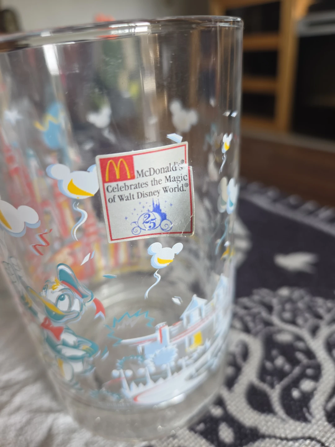 Set of 4 McDonald's Walt Disney World 25th Anniversary Glasses - photo 5