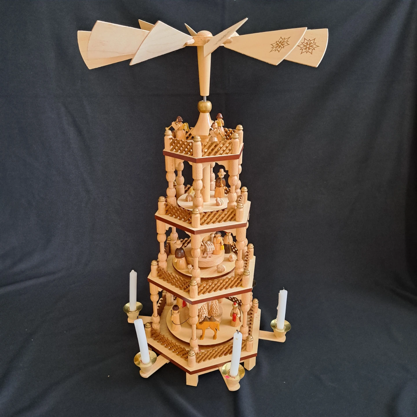 Authentic German Handcrafted Christmas pyramid
