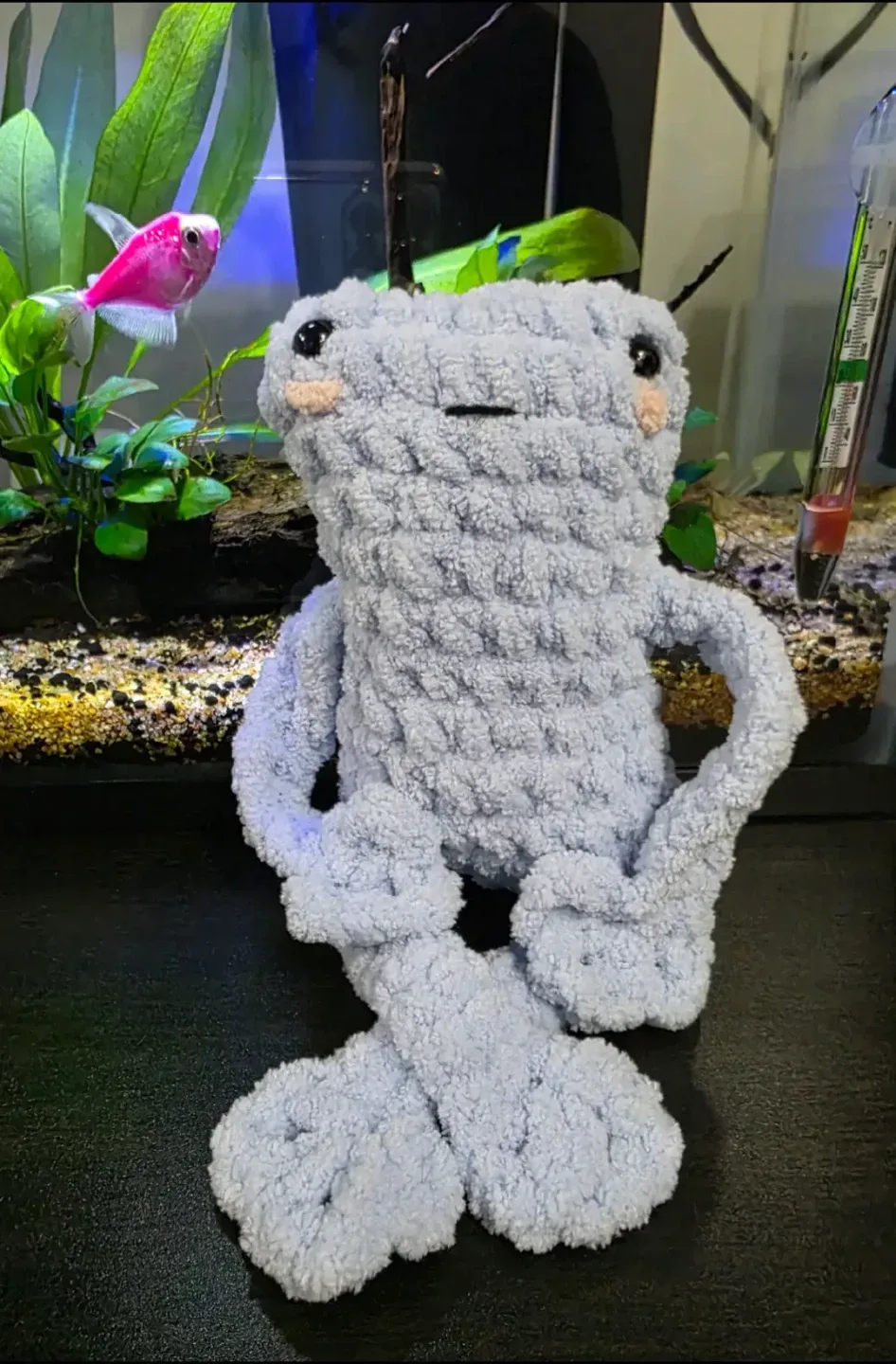 Hamdmade Crochet Amigurumi Leggy Frog Plushie
