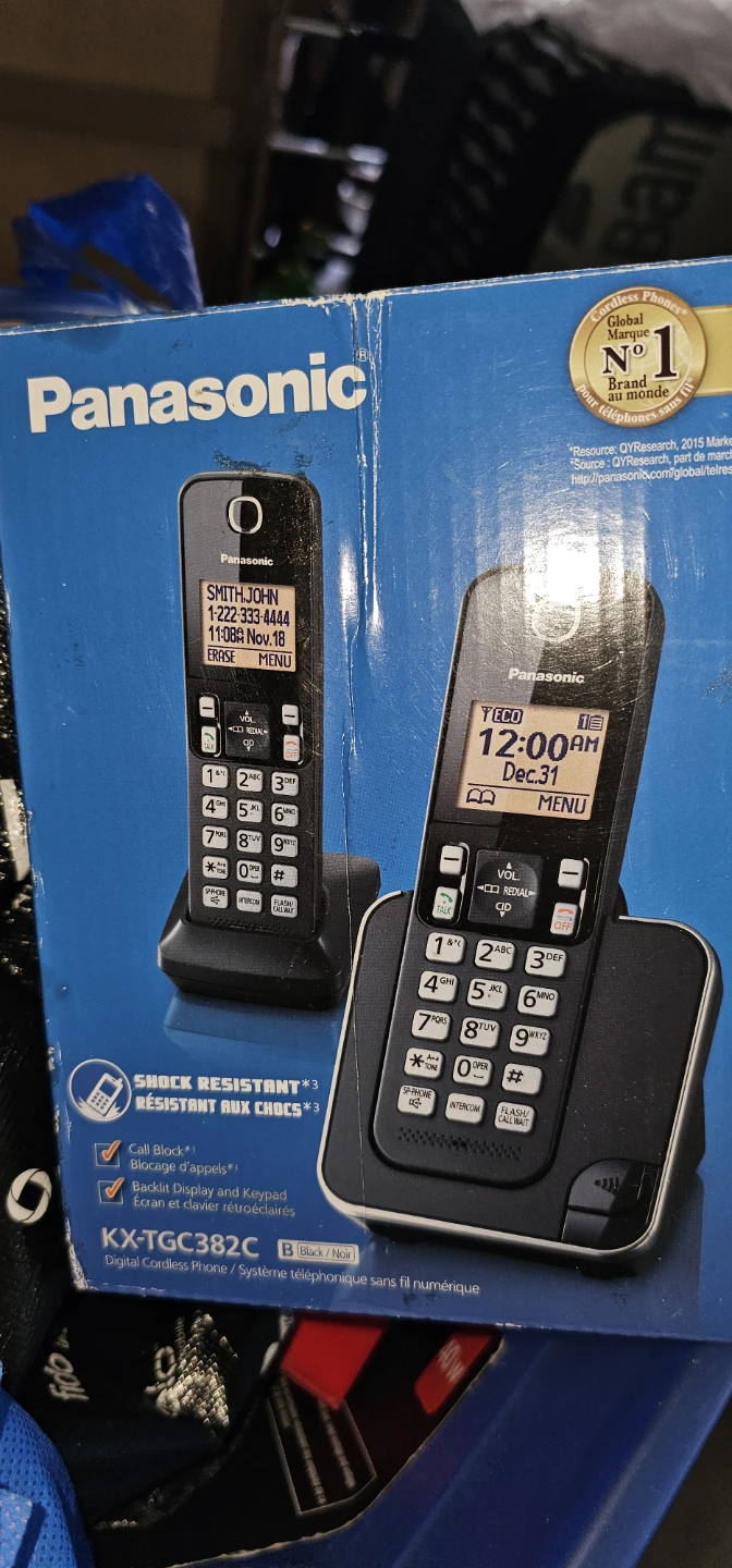 Panasonic KX-TGC382C Digital Cordless Phone