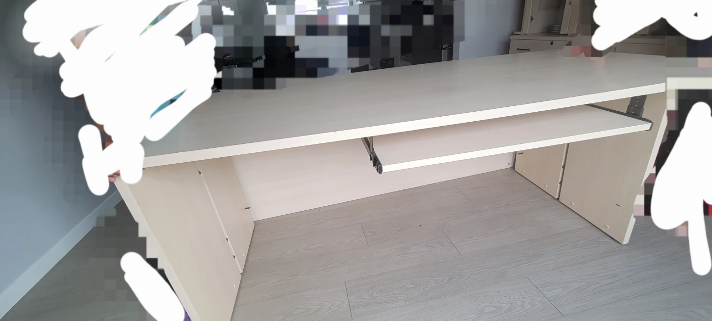 bow-front executive office desk - photo 3