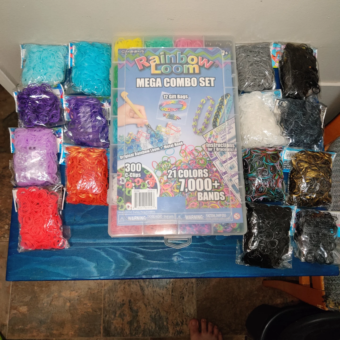 Rainbow Loom Mega Combo Set with extra band's