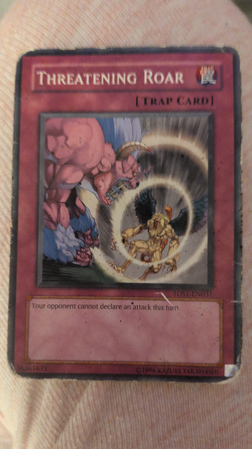 Threatening Roar Yu-Gi-Oh! Trap Card