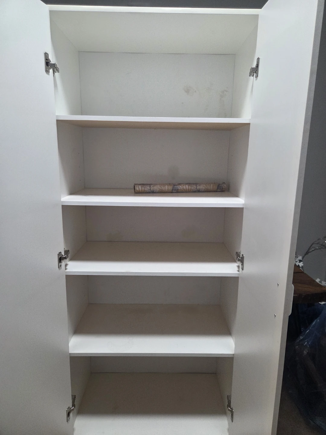 White Two-Door Storage Cabinet - photo 2