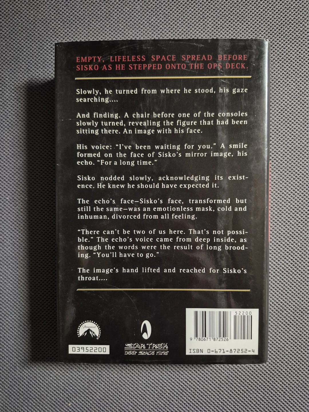 Star Trek DS9:  Warped (1st Edition - HC) - photo 2