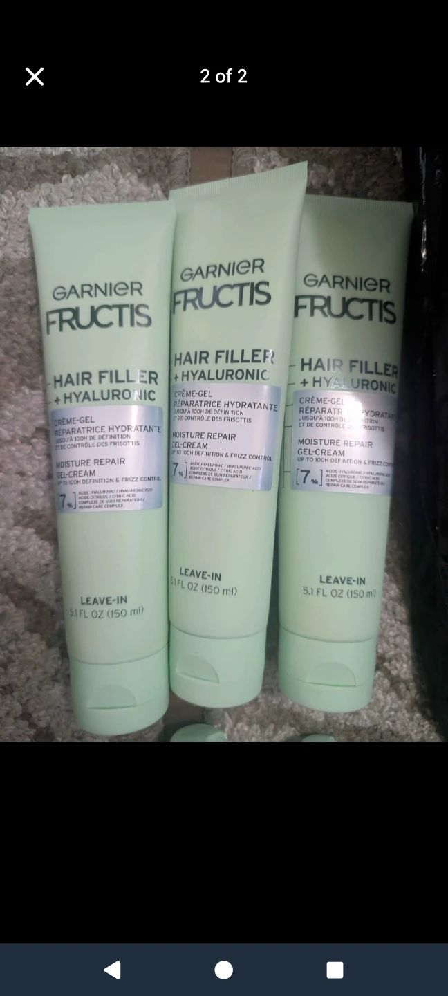 Garnier Hair Filler + Leave-In Cream-Gel $4 ea or all 3 for $10