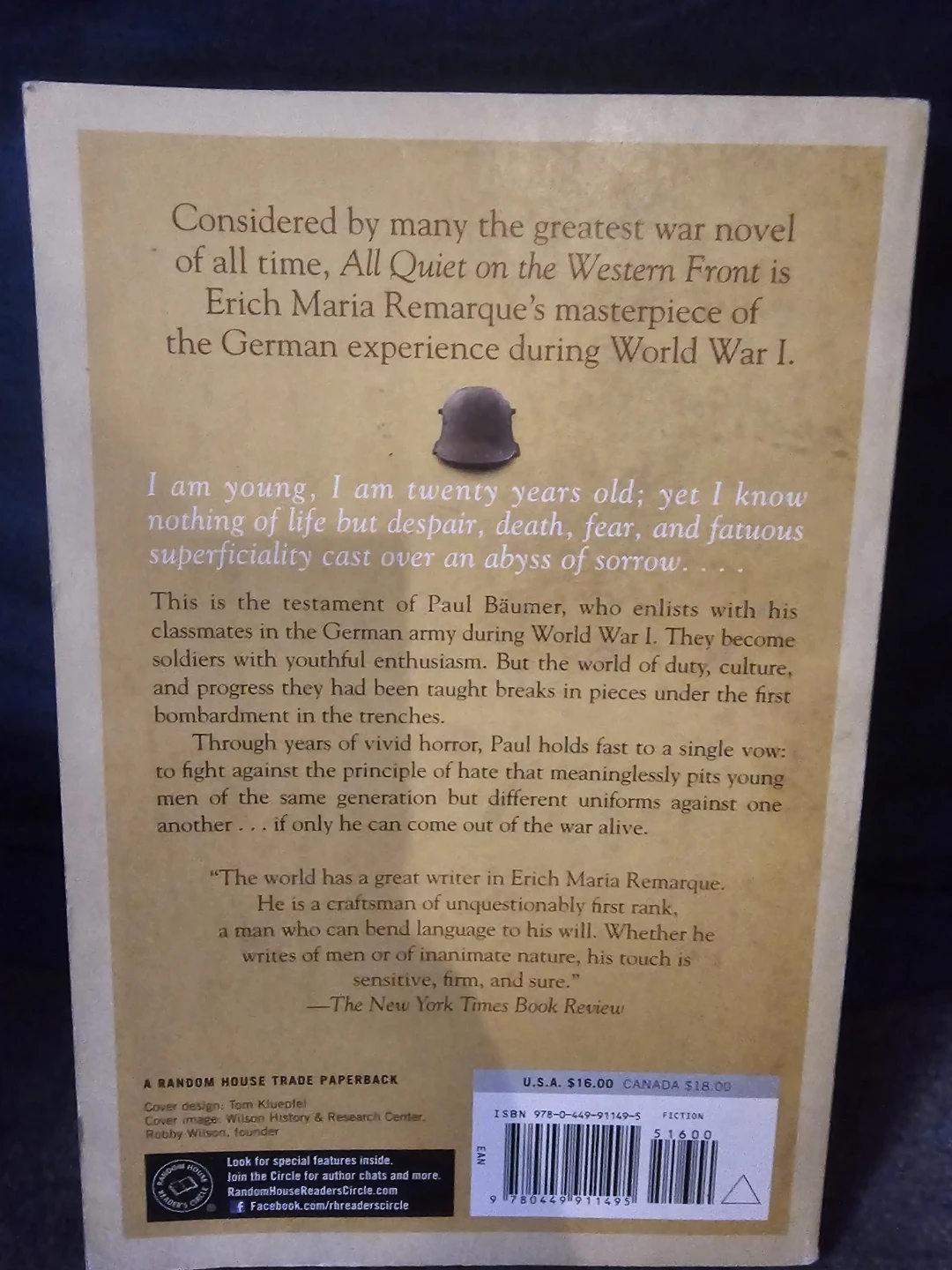 All Quiet on the Western Front by Erich Maria Remarque - photo 2