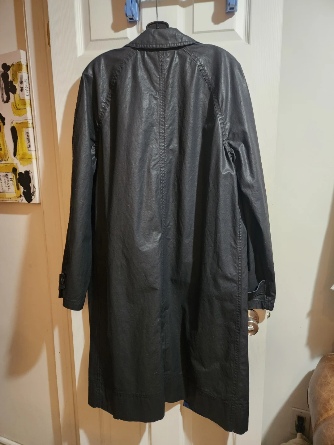 Vintage GAP "Work-Force" Waxed Cotton Trench Coat - photo 3