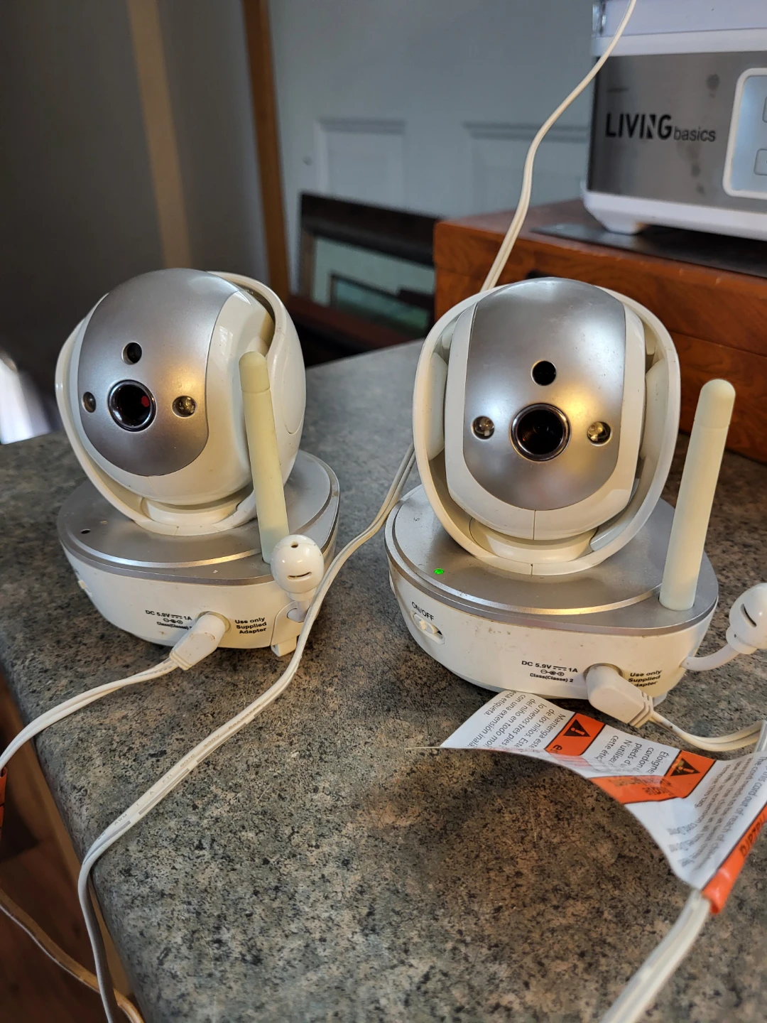 Two Wireless Security Cameras