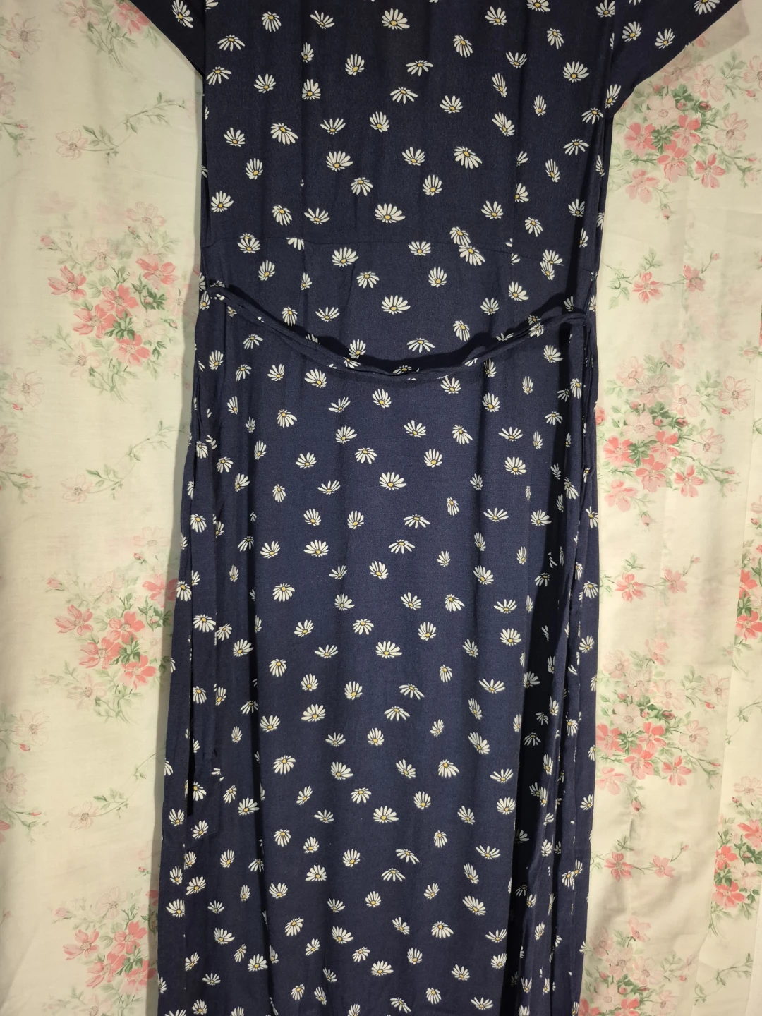Wilfred Navy Daisy Print Dress XS - photo 3