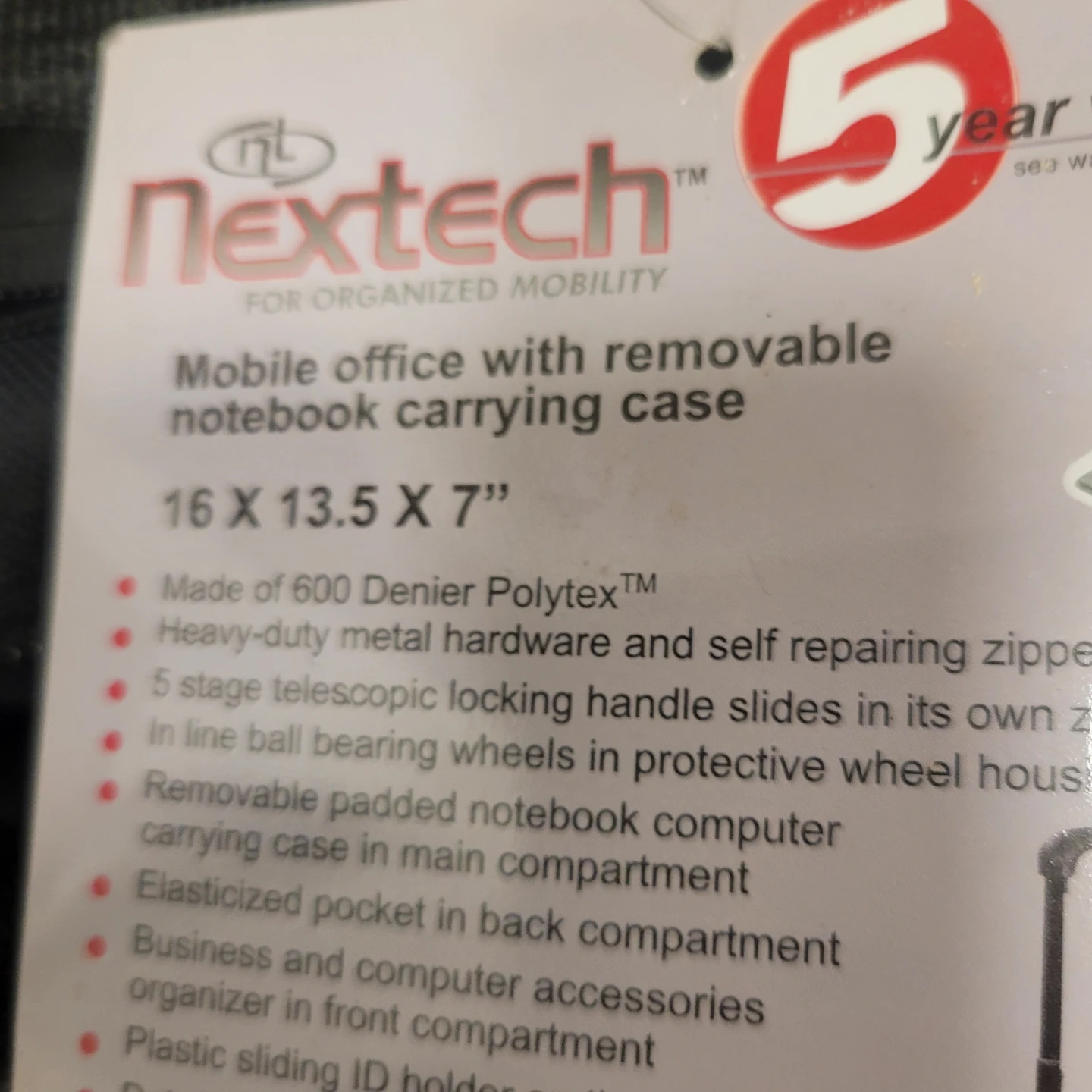 MOBILE OFFICE CARRYING CASE ON WHEELS - photo 3
