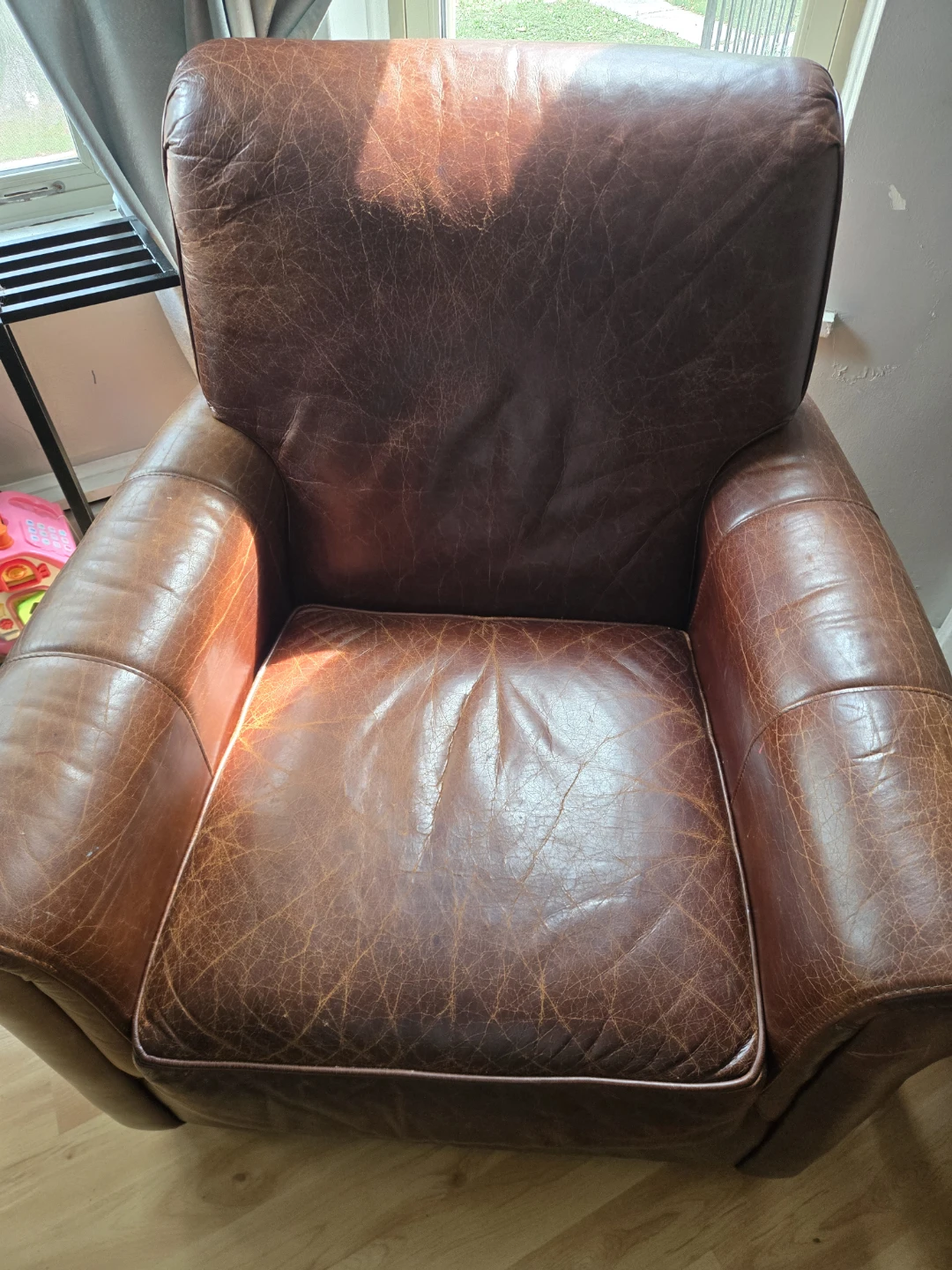 Brown latter chair - photo 3