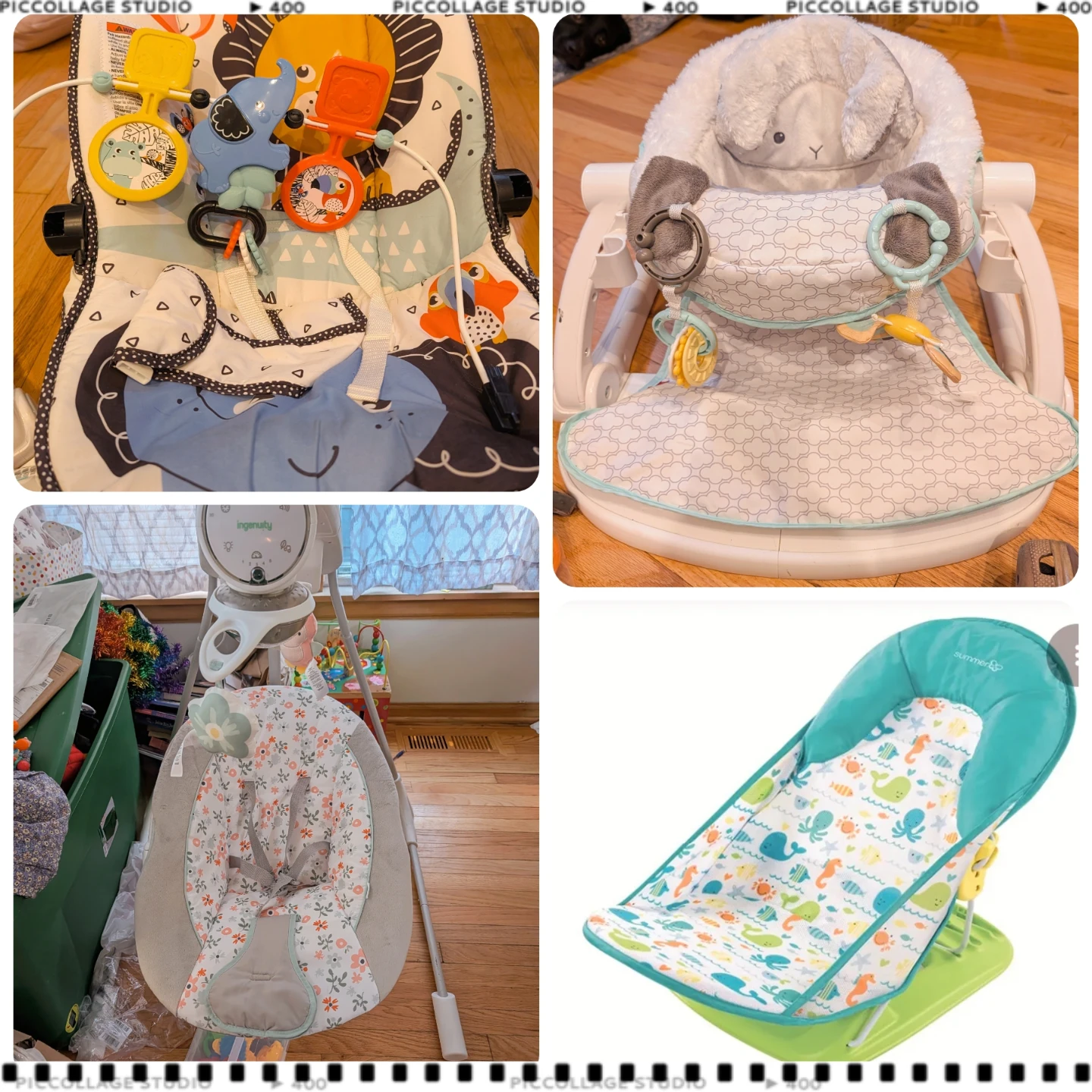 Baby Bouncer and Seat Set