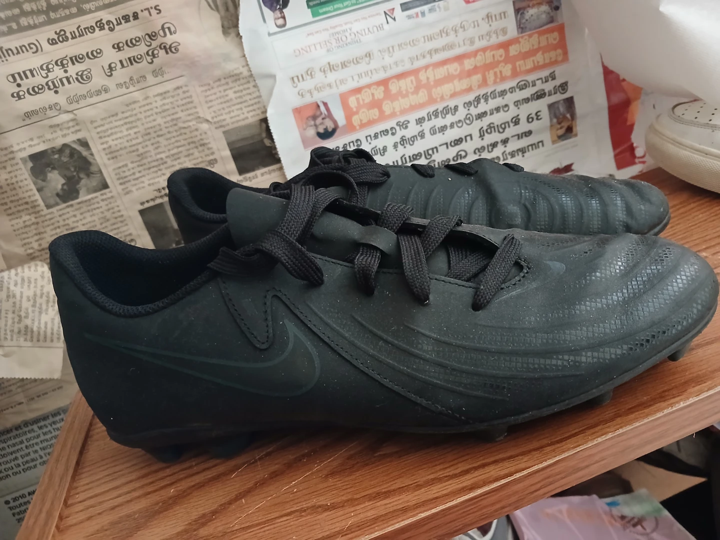 Nike Black Soccer Cleats