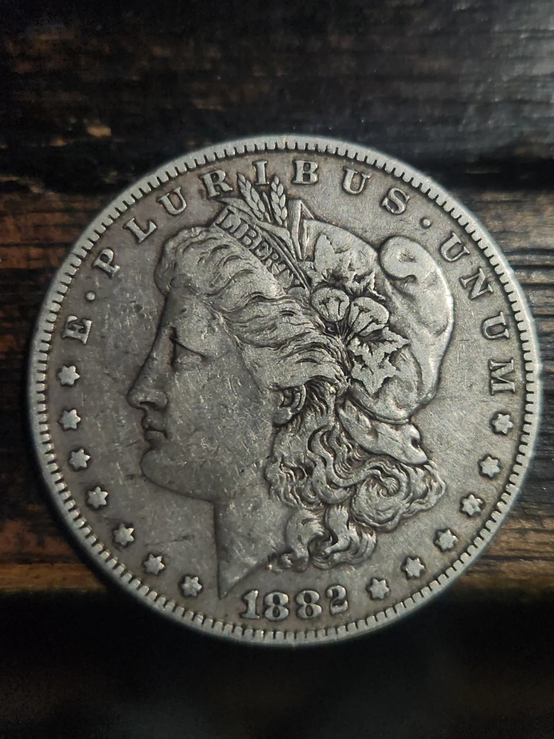 1882 Philadelphia  Morgan Silver Dollar - photo 2